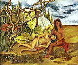 Two Nudes in the Forest by Frida Kahlo